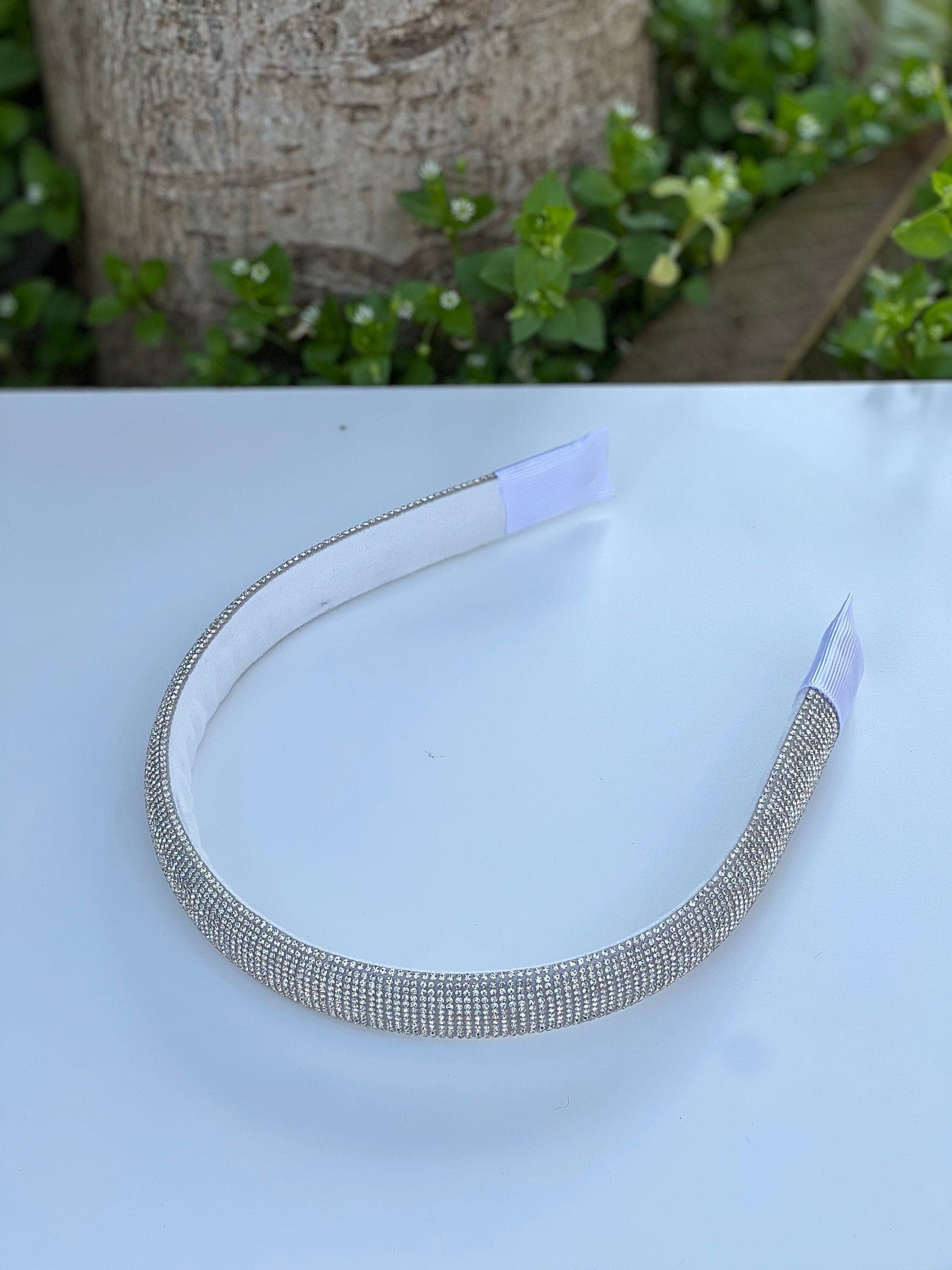 Boho Bridal Crystal Headband - Wedding Hairpiece Tiara